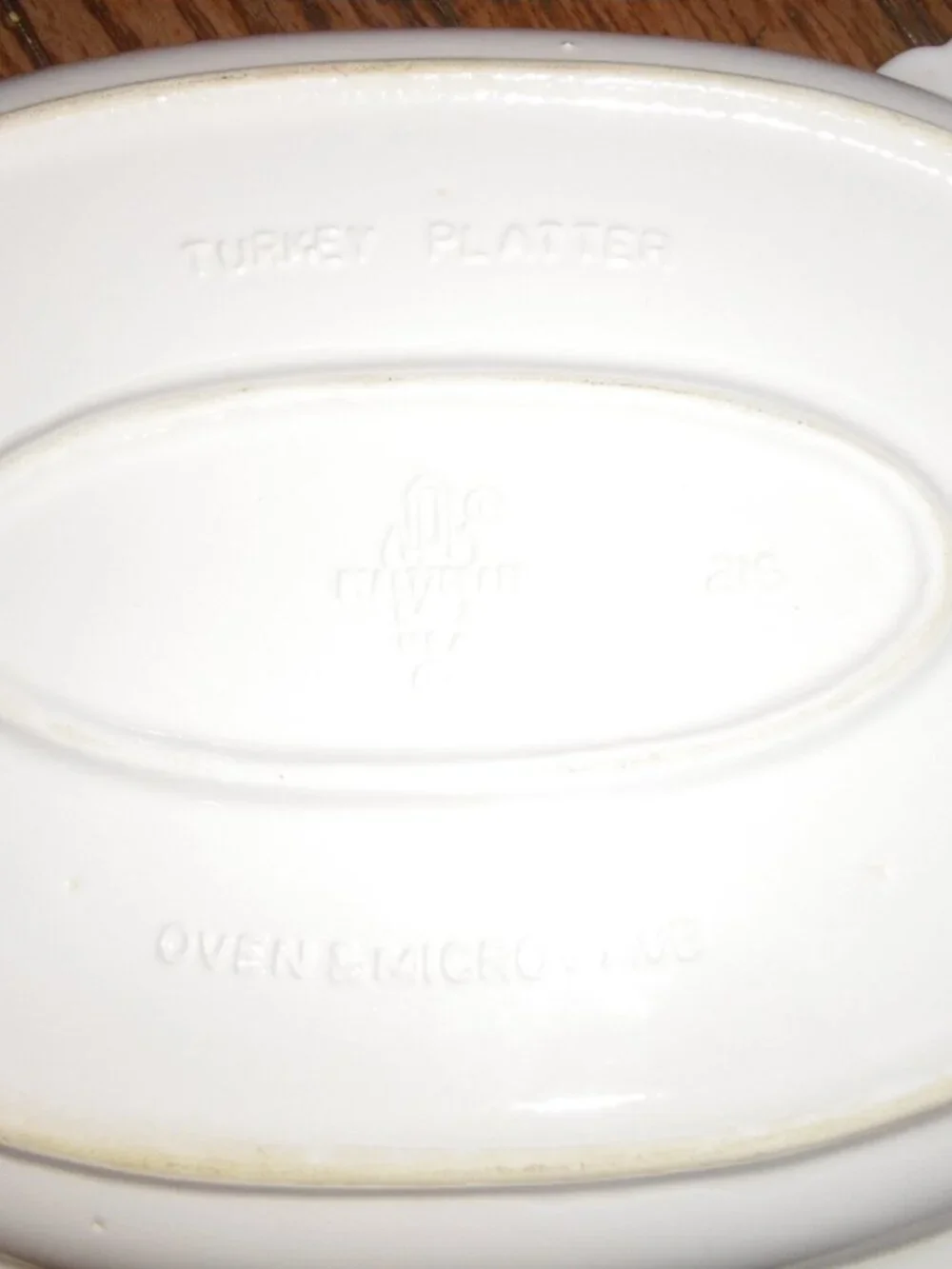 Vintage Large Ceramic Thanksgiving Turkey Shaped Serving Platter Adorable!